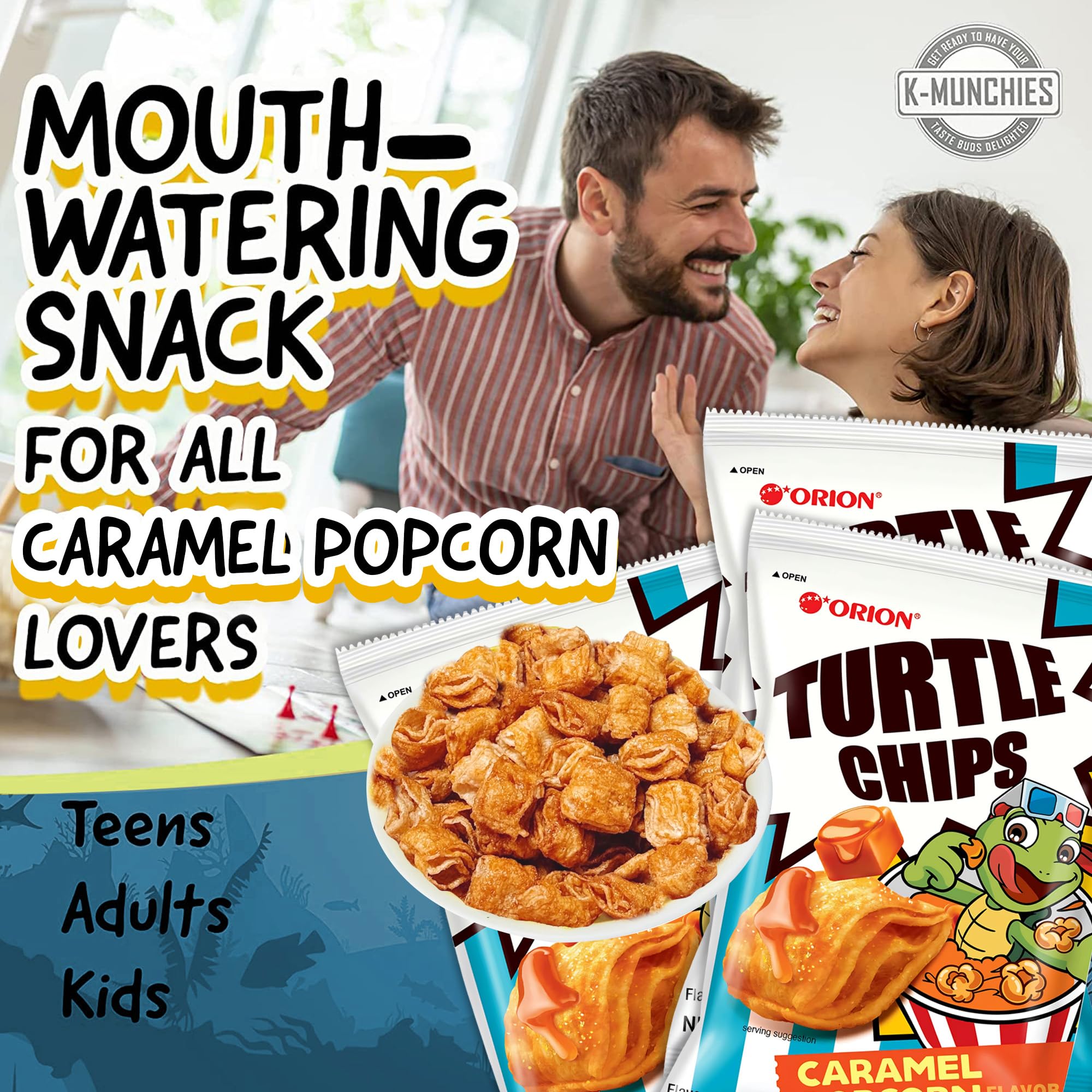 Amazon.com: K-Munchies Orion Turtle Chips – Large 3 x 160-gram